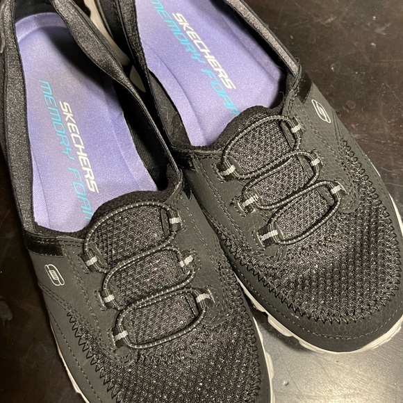 Sketchers Memory Foam Flicker sparkle sport slip on shoes - Picture 13 of 13